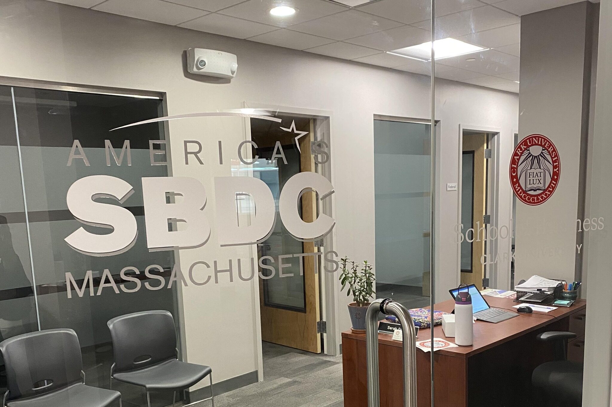 small business development center sign