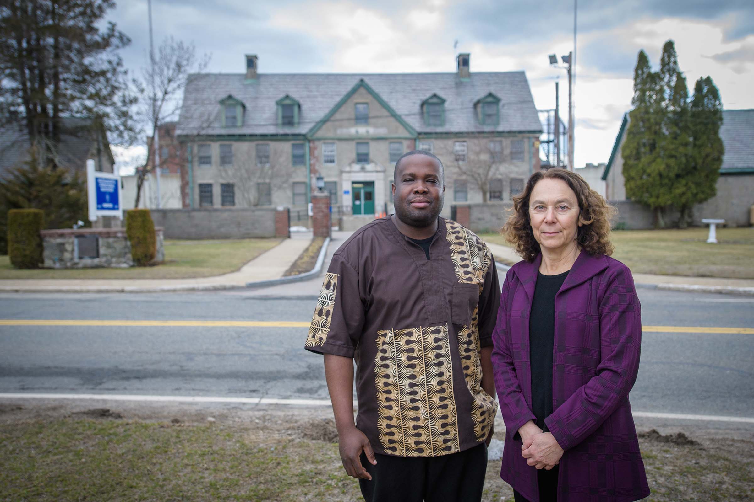 Shelly Tenenbaum with local community leader