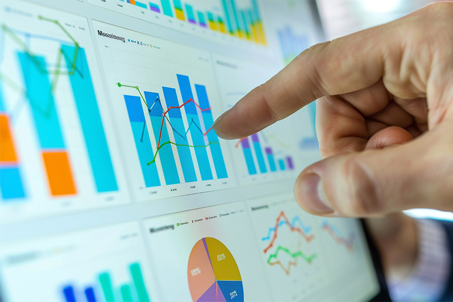 tableau dashboard on computer