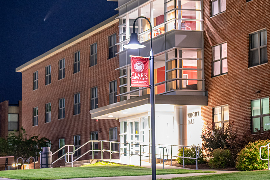 residence hall with ramp