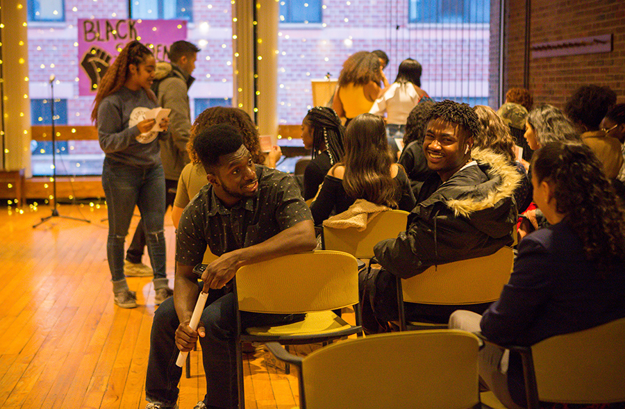 under graduate students in union meeting