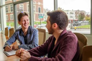 jennifer plante with studennt