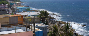 Coastal housing in Puerto Rico