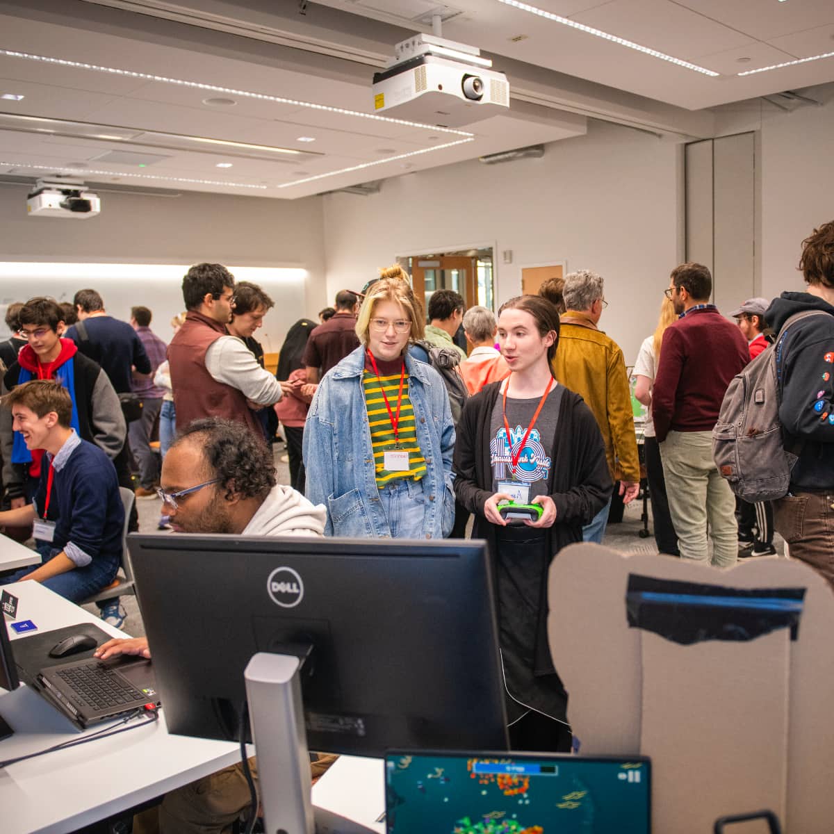 Students play test the games that they've created