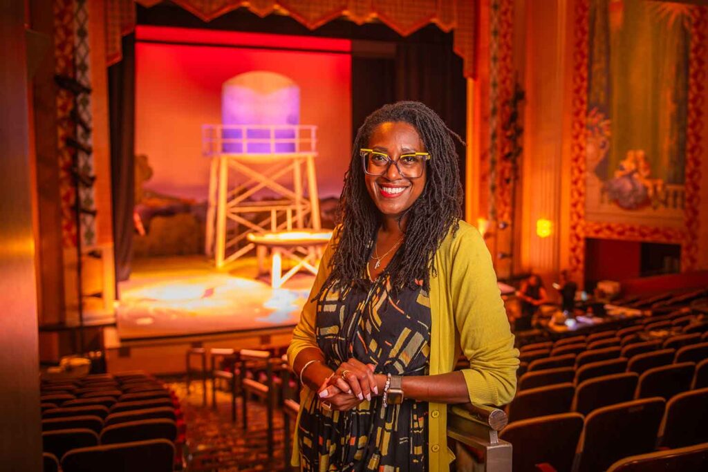 Summer Williams ’01, M.A.Ed. ’02, director and co-founder of the highly regarded Company One Theatre