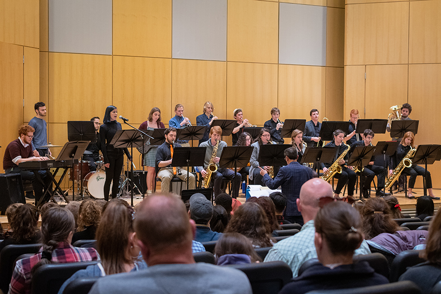 musical event with band on stage