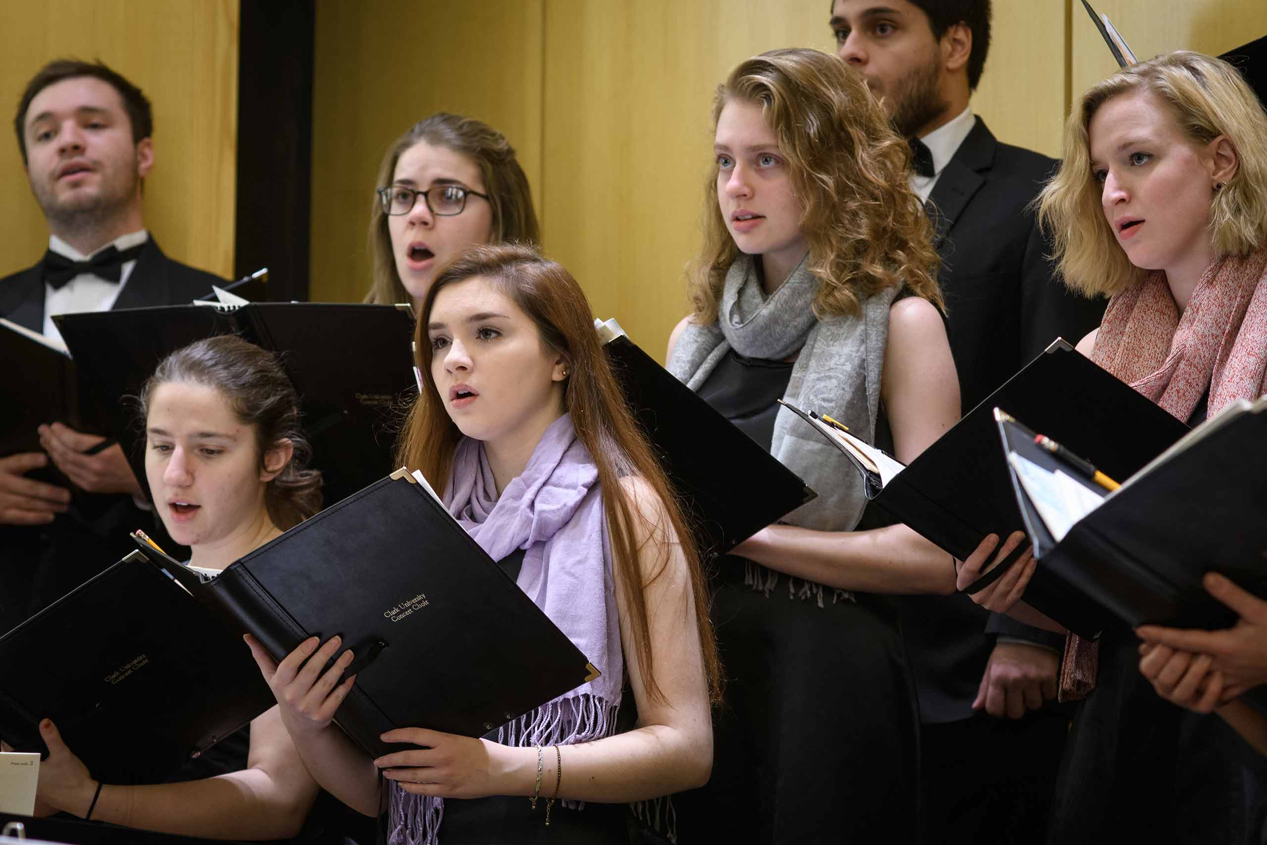 Chorus dress rehearsal