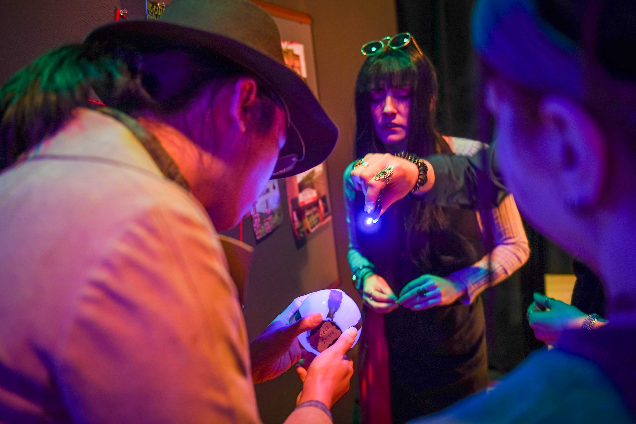 Dress rehearsal for Hacker’s Ostracon: An Interactive Performance