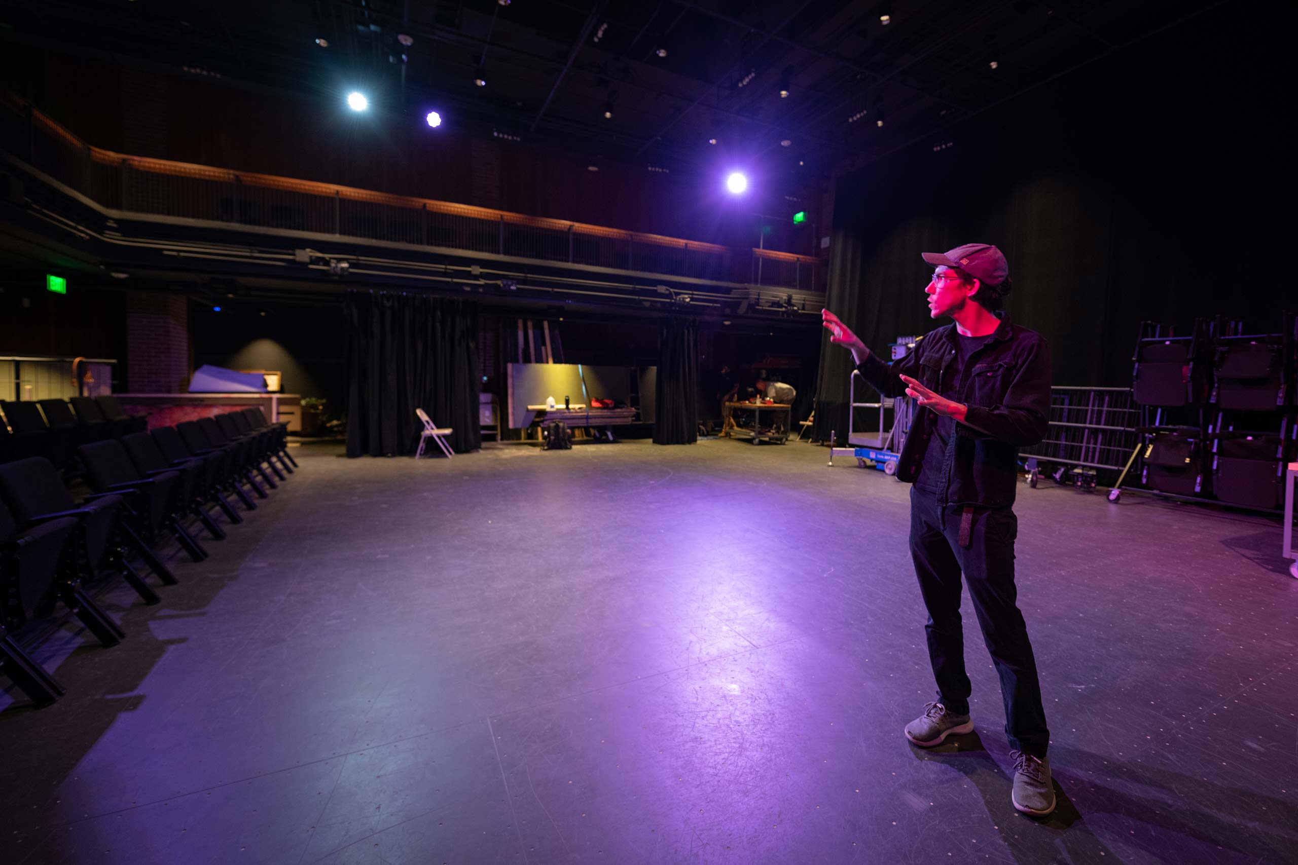 Little Center stage, Clark University