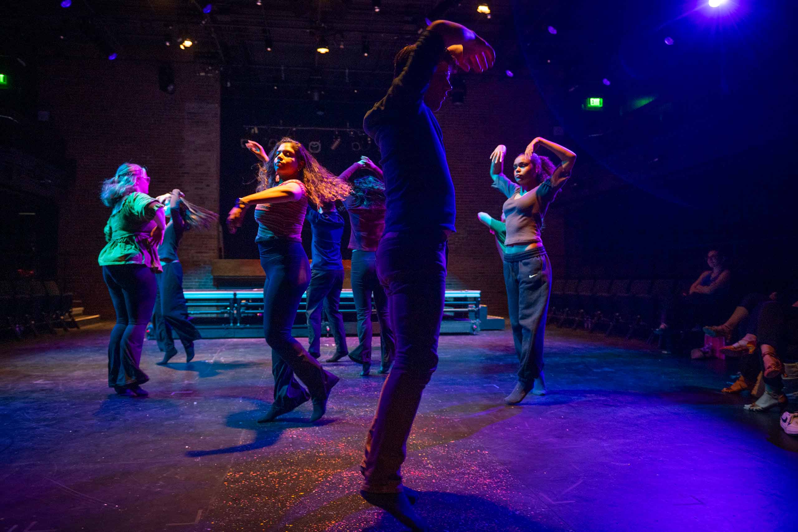 Poetry and dance performance, Clark University