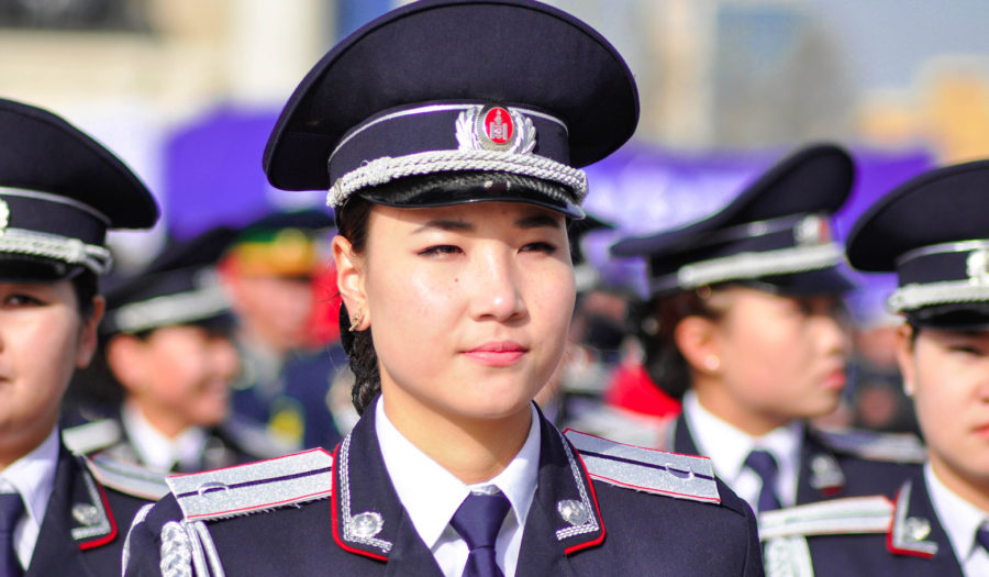 north korean female soldier