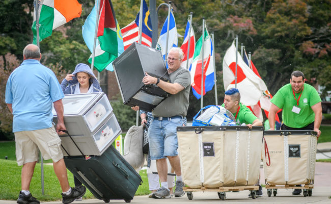 parents helping child move child i