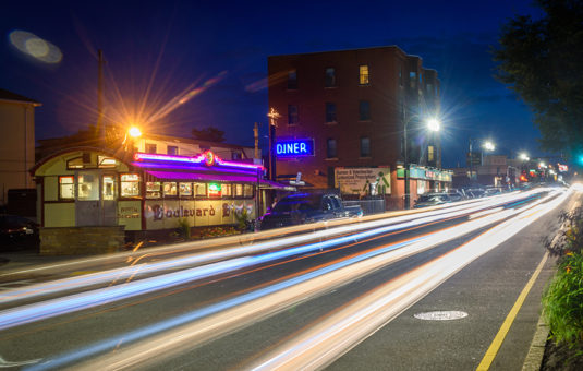 shrewsbury street night shot