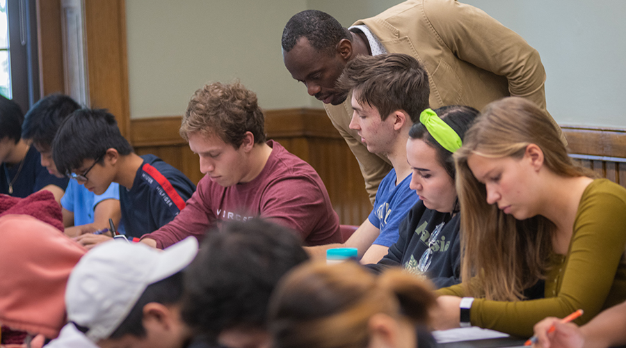 Students in class