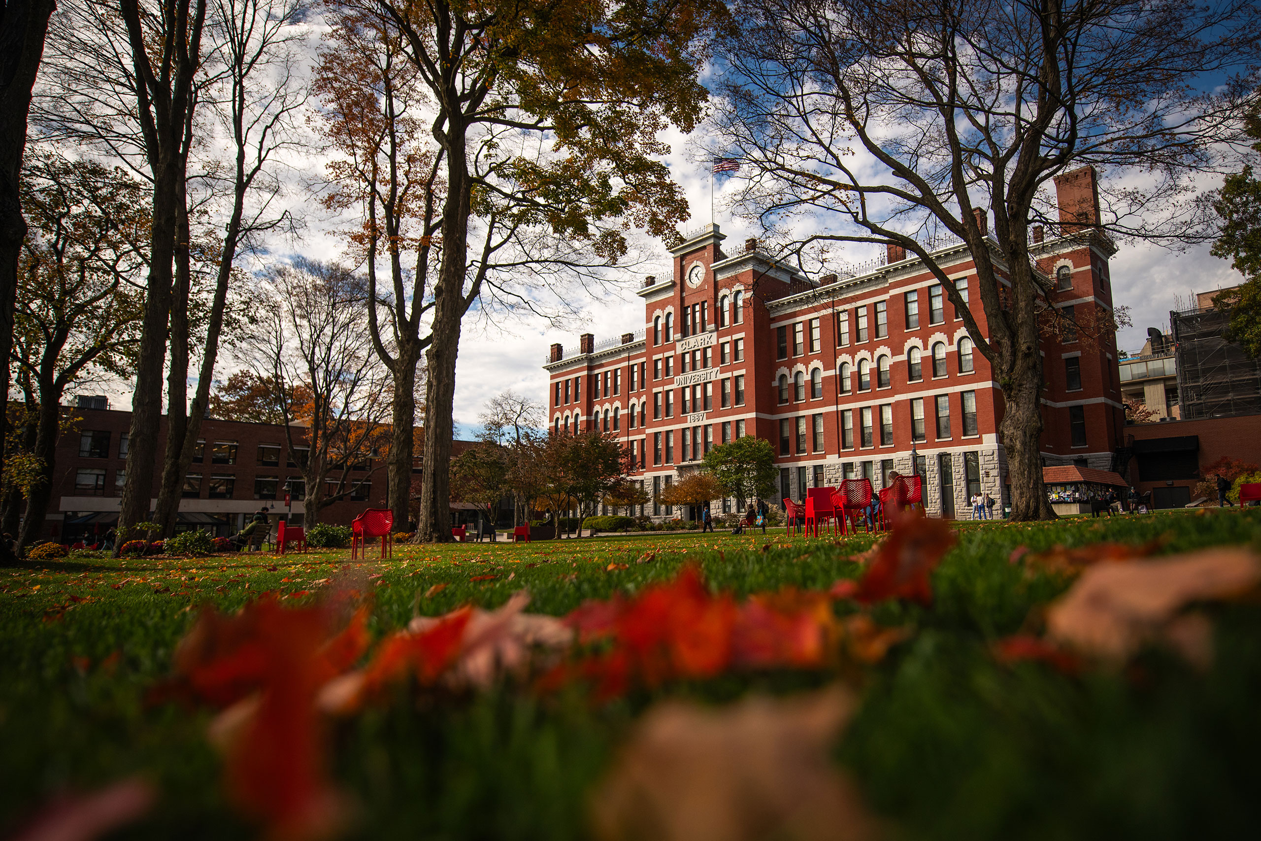 Fall foliage landscape