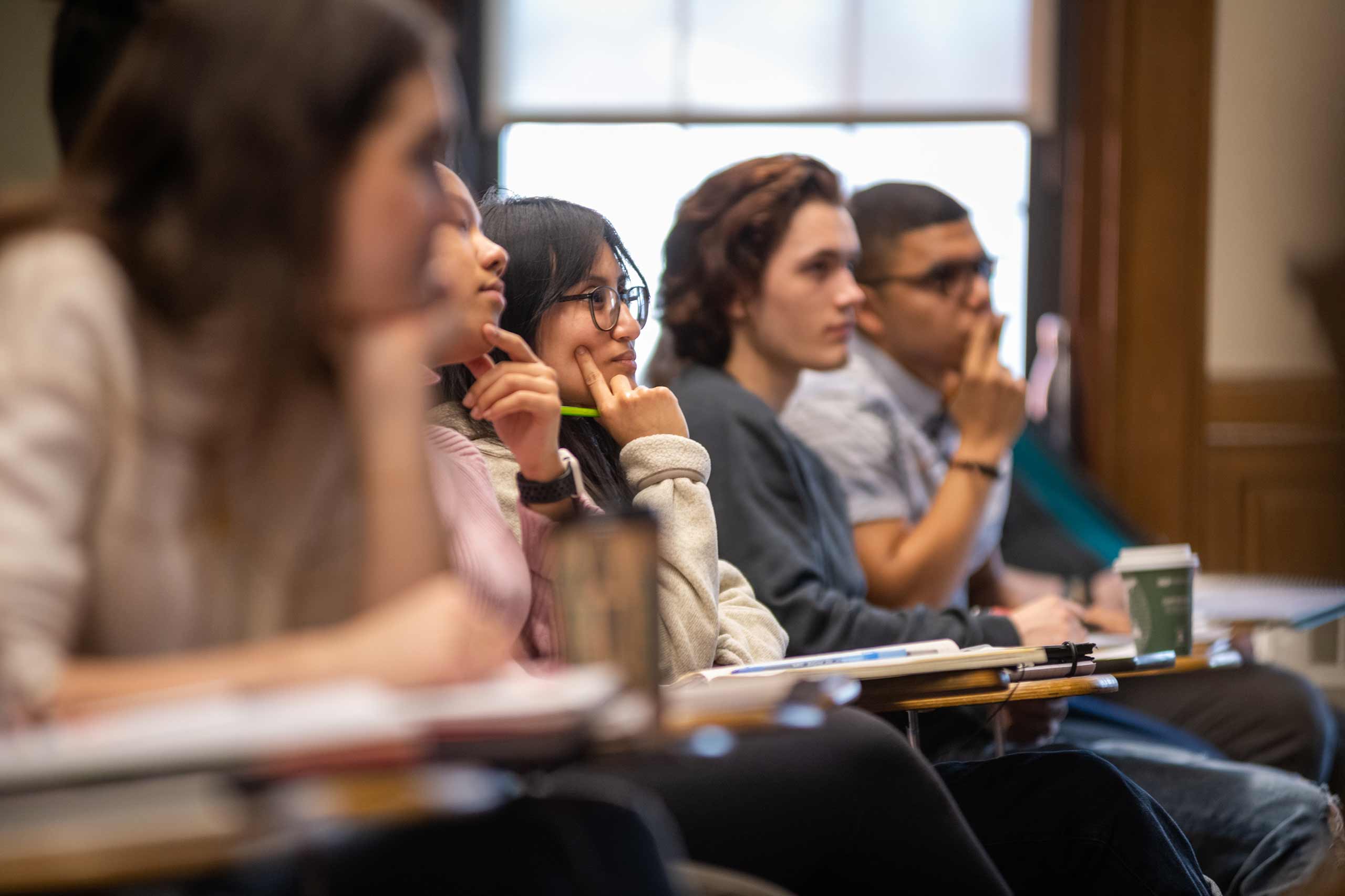 students in class