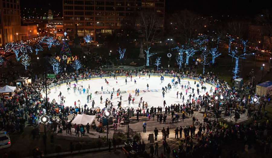 Worcester Oval ice skating