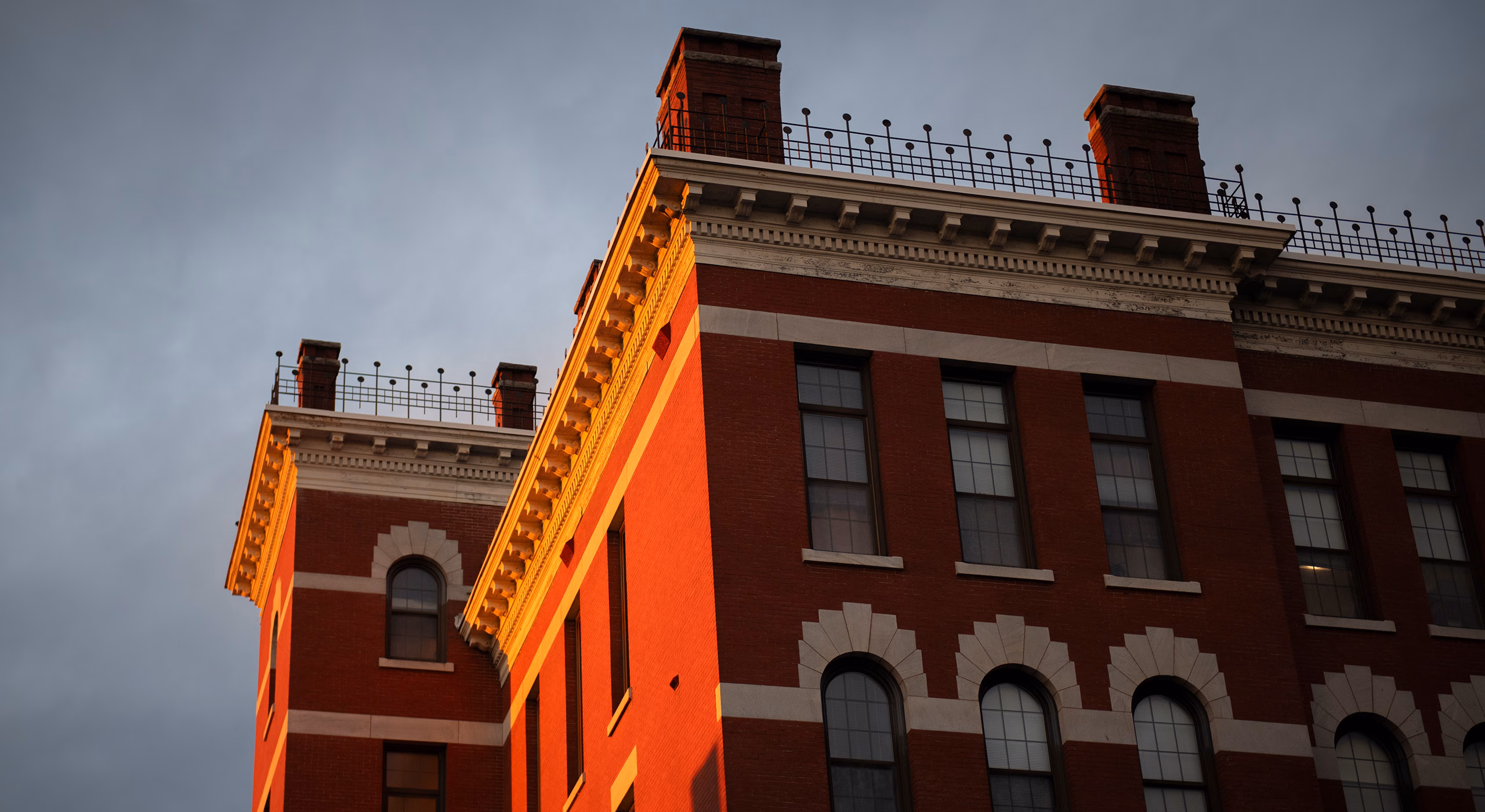 Front side of Jonas clark Hall