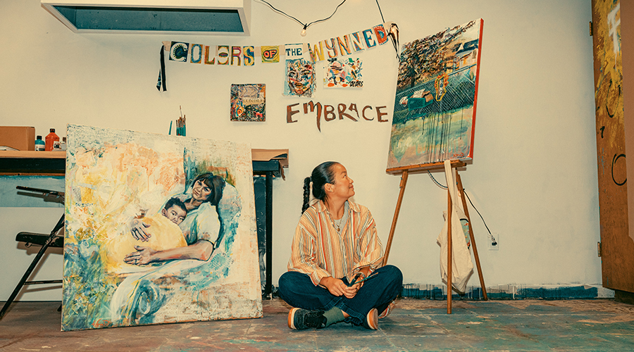 Wynne Dromey art studio