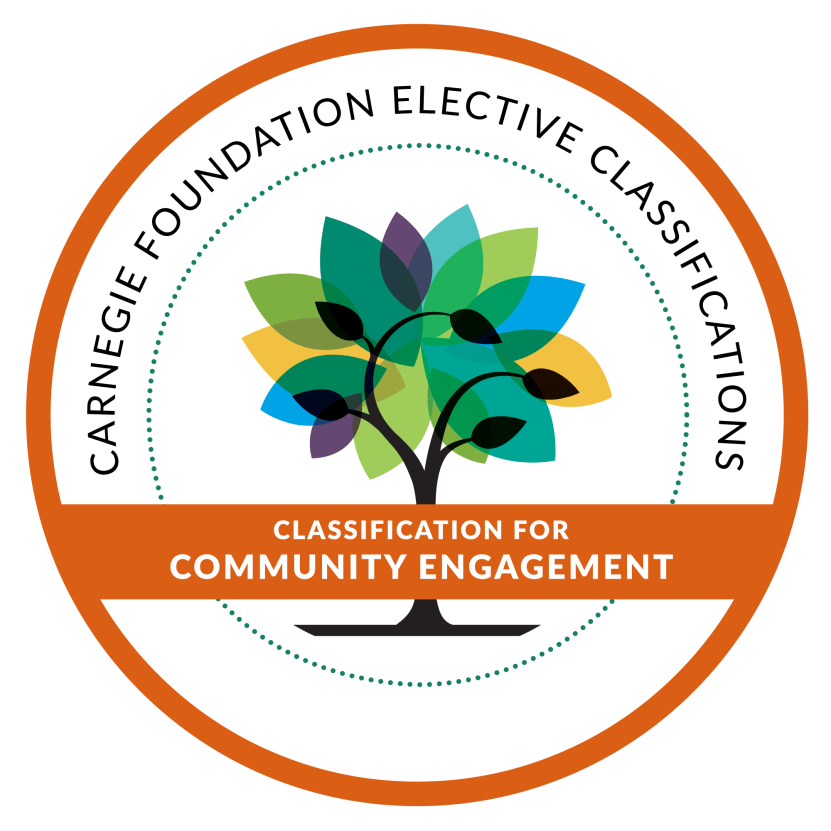 badge for the Carnegie Foundation Elective Classification for Community Engagement