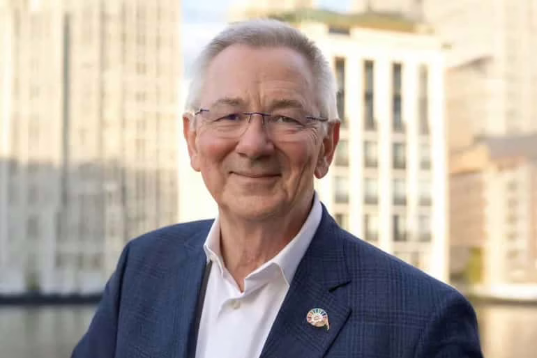 Sir Andrew Steer, honorary degree recipient, Clark University Commencement 2026