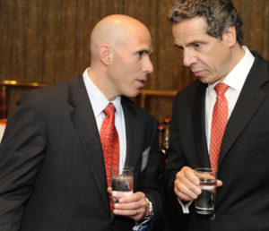 Rechler with New York's Governor Cuomo (right)