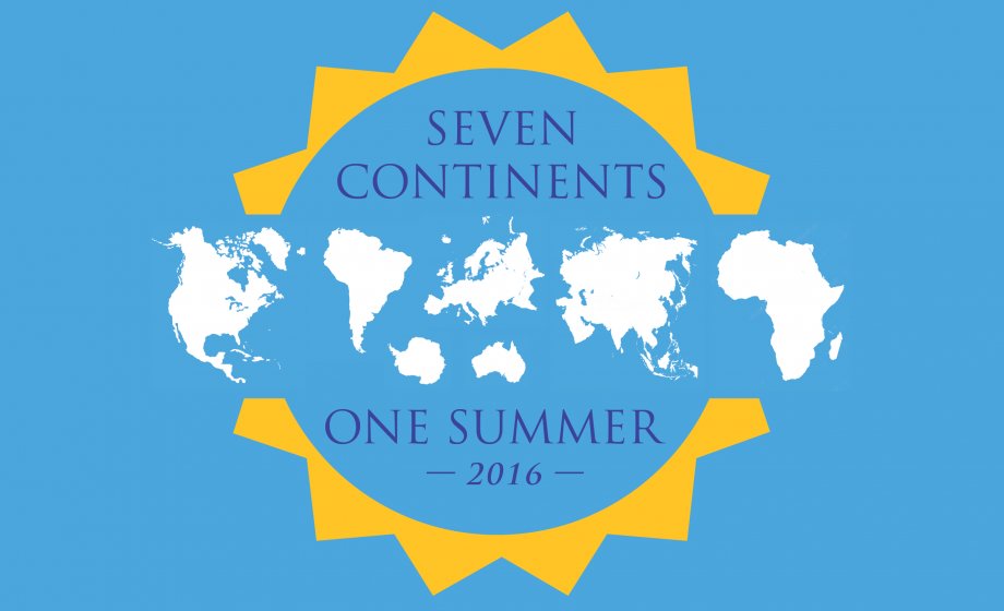 7 Continents, 1 Summer 2016 logo