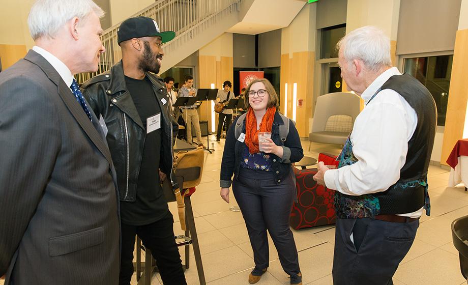 Clark University's Creative Arts Networked Communities event was held Dec. 1