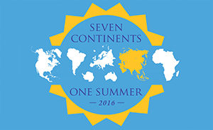 7 continents 1 summer logo