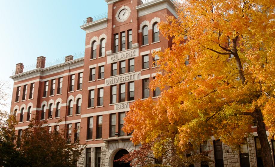 jonas clark building in fall