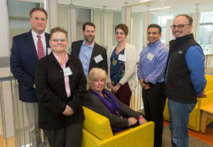 group of Clark psychology professors posing