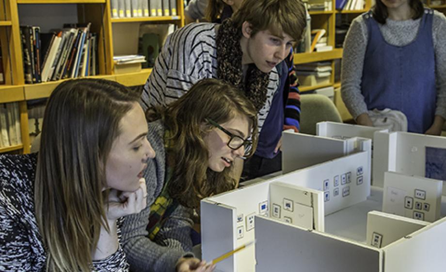 Clark students add a touch of blue to historic Worcester Art Museum exhibition