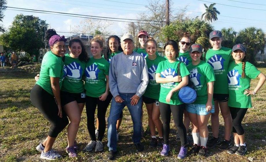 Clark University students spend spring break building homes in Florida