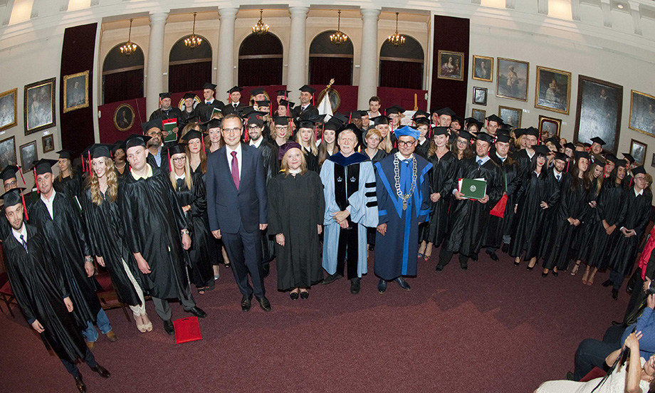 Students from campuses in Lodz, Warsaw and Cracow, Poland as well as London