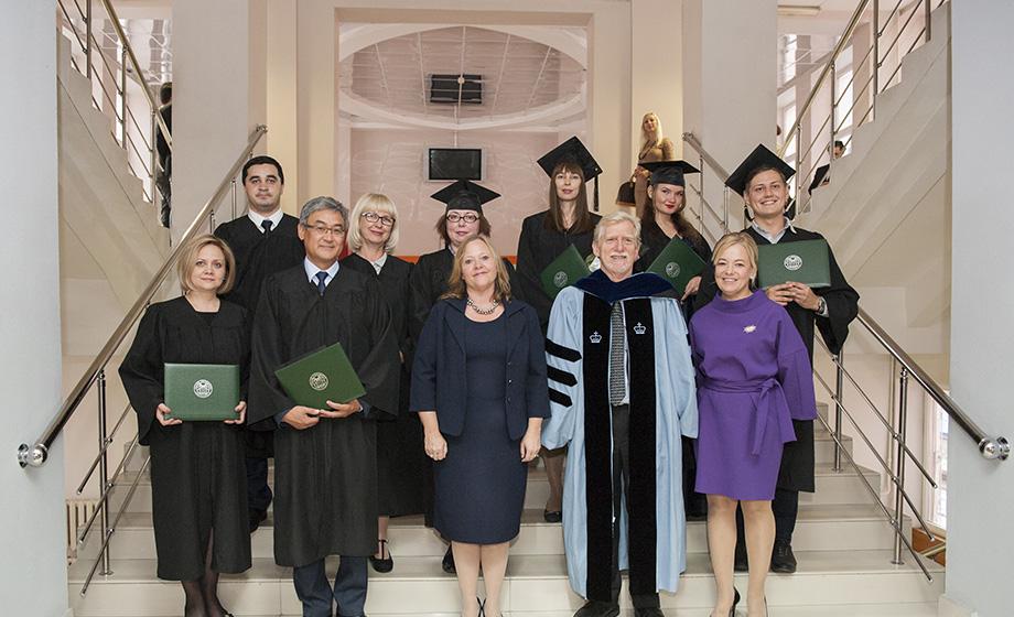 Graduates from Clark University's program in Astrakhan