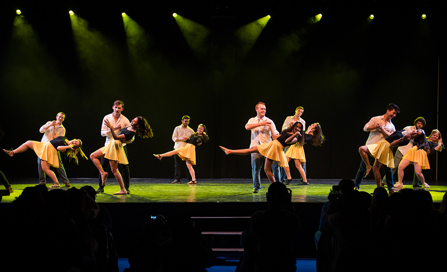 Dancers perform during International Gala