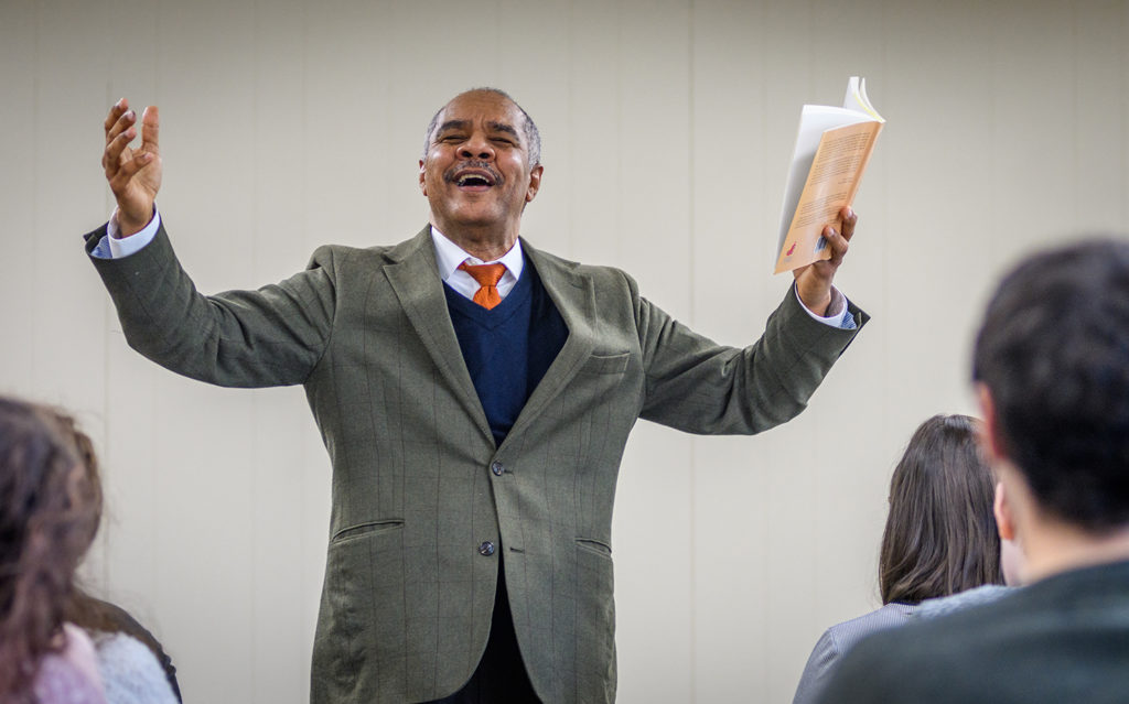 Poet Juan Matos reads his work