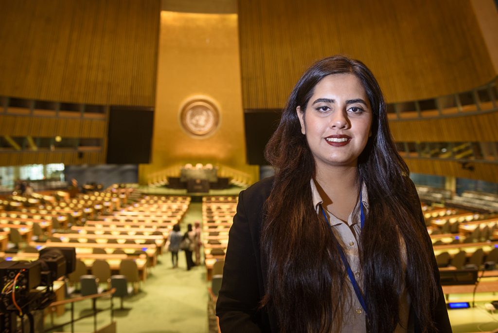 Maha Akbar at the United Nations