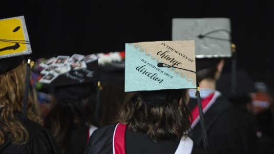 Commencement mortarboard