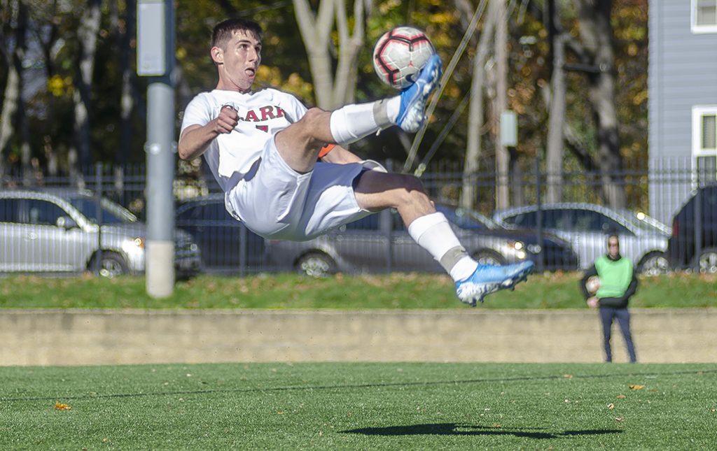 Sean Munroe '20 on the soccer field