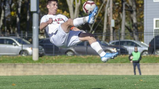 Sean Munroe '20 on the soccer field