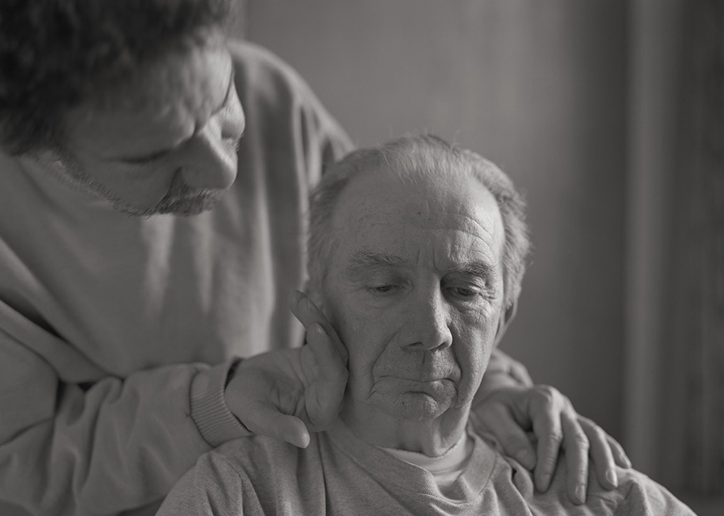 Stephen DiRado and his father, Gene, in 2005