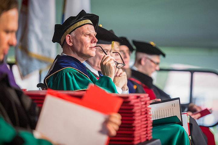 David Angel at Clark University Commencement 2018 