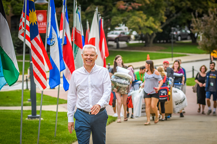 David Angel at Move-In Day