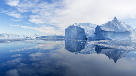 Sea ice in the Greenland Sea of the Arctic