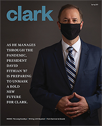 Spring 2021 Clark magazine cover