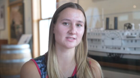 Olivia Blaney at the Connecticut River Museum