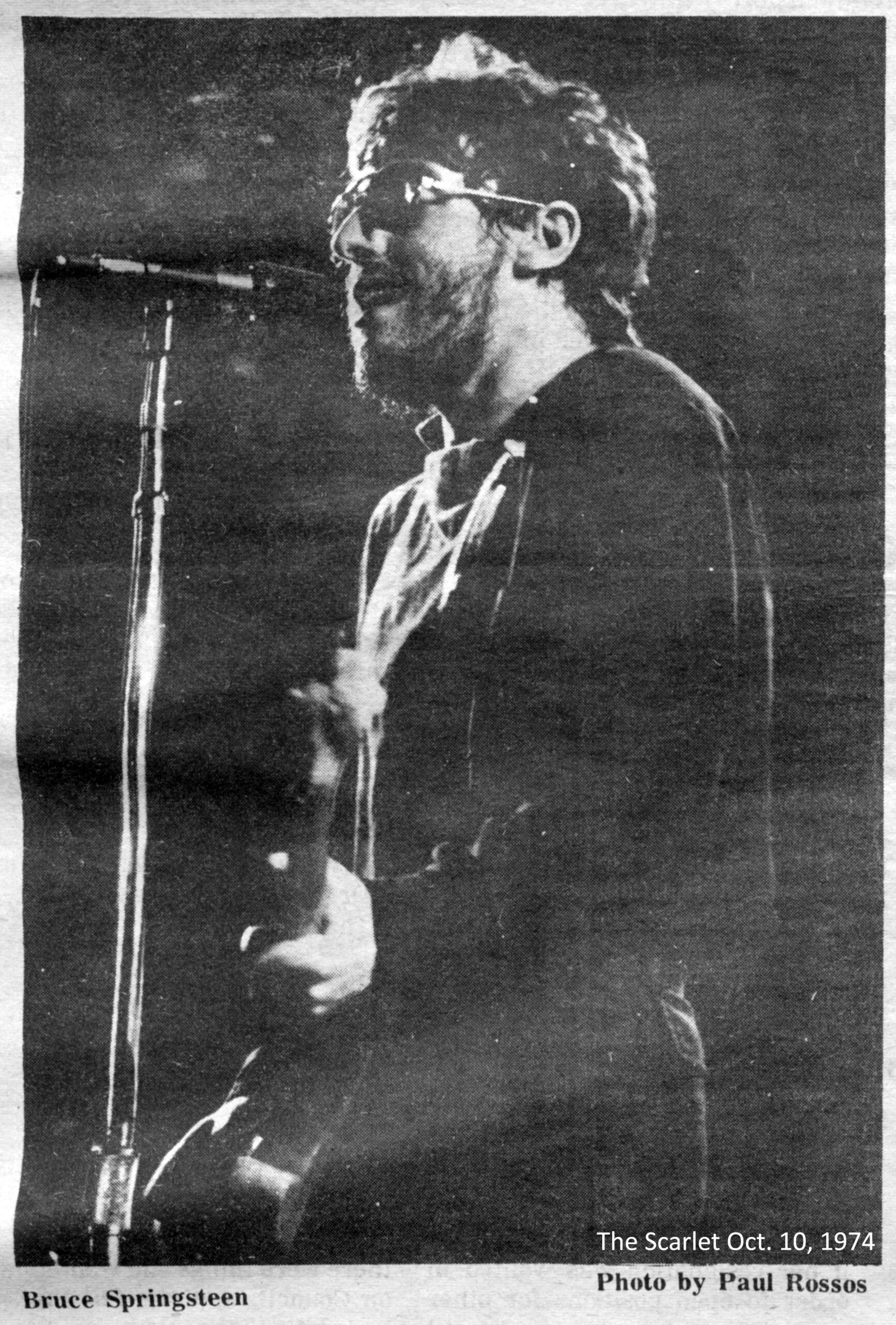 Bruce Springsteen at Clark University