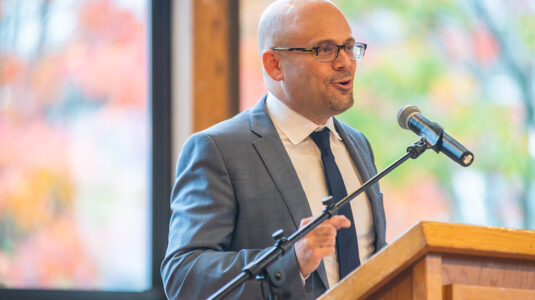 Daniel Ziblatt delivers the Presidential Lecture at Clark University