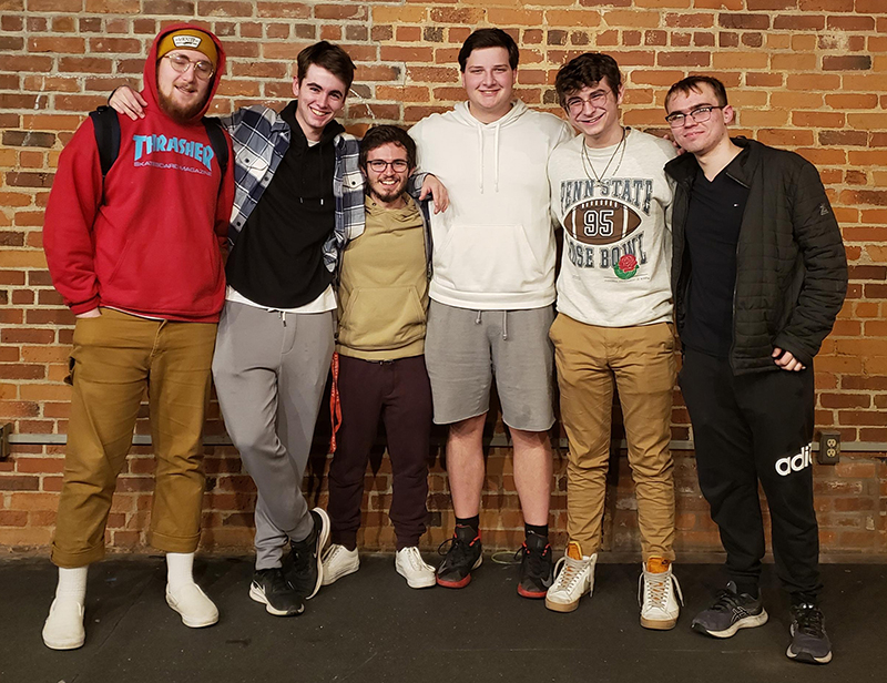 Members of Clark University Esports Rainbow 6 Red team